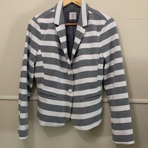 Pre-loved  GAP Academy Blazer Heather Grey Stripe.